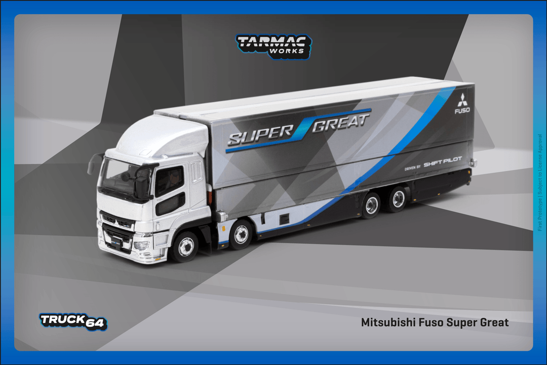 Tarmac Works 1:64 Mitsubishi Fuso Super Great T64T-TL001-FSG Tarmac Works 1:64 Mitsubishi Fuso Super Great T64T-TL001-FSG