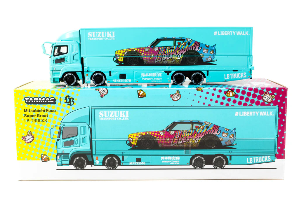 Tarmac Works 1:64 Mitsubishi Fuso Super Great LB-TRUCKS T64T