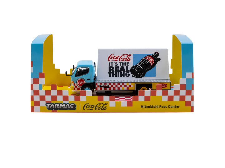 Tarmac Works 1:64 Mitsubishi Fuso Canter -Advertisement Truck COCA-COLA T64T-TL002-CC2