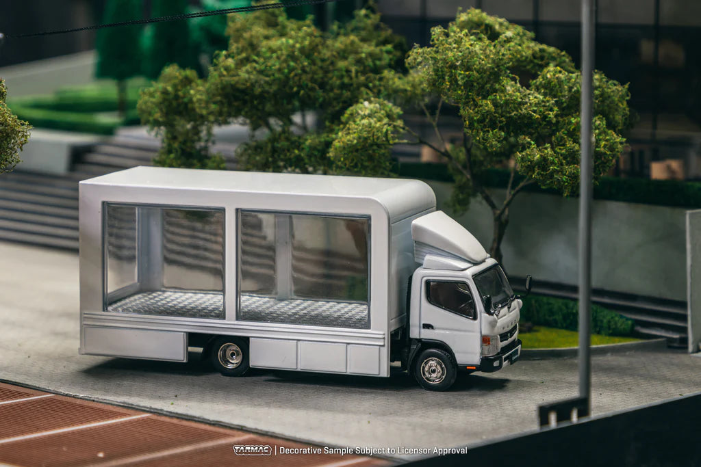 Tarmac Works 1:64 Mitsubishi Fuso Canter Mobile Display Truck T64T-TL002-DW