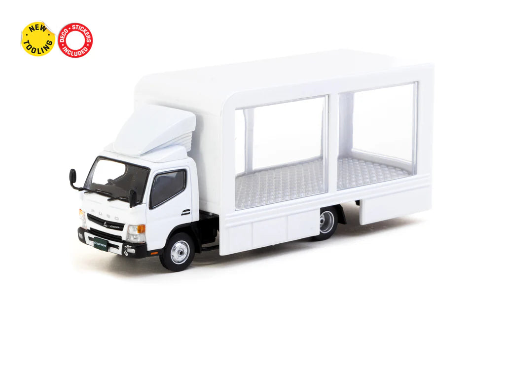 Tarmac Works 1:64 Mitsubishi Fuso Canter Mobile Display Truck T64T-TL002-DW