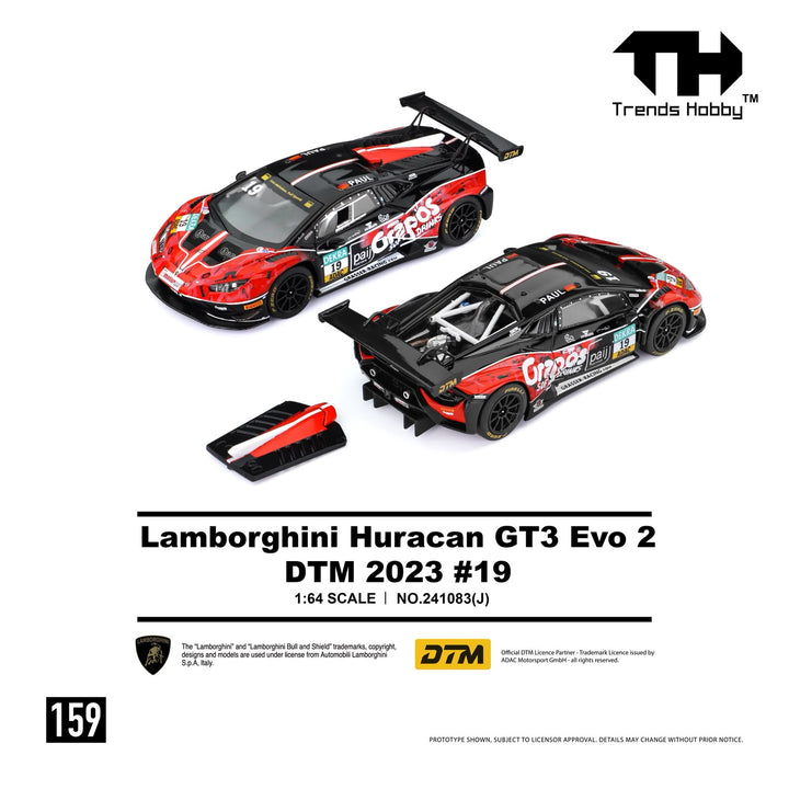 [Preorder] Trends Hobby 1:64 Lamborghini Huracan GT3 EVO2 - DTM 2023 