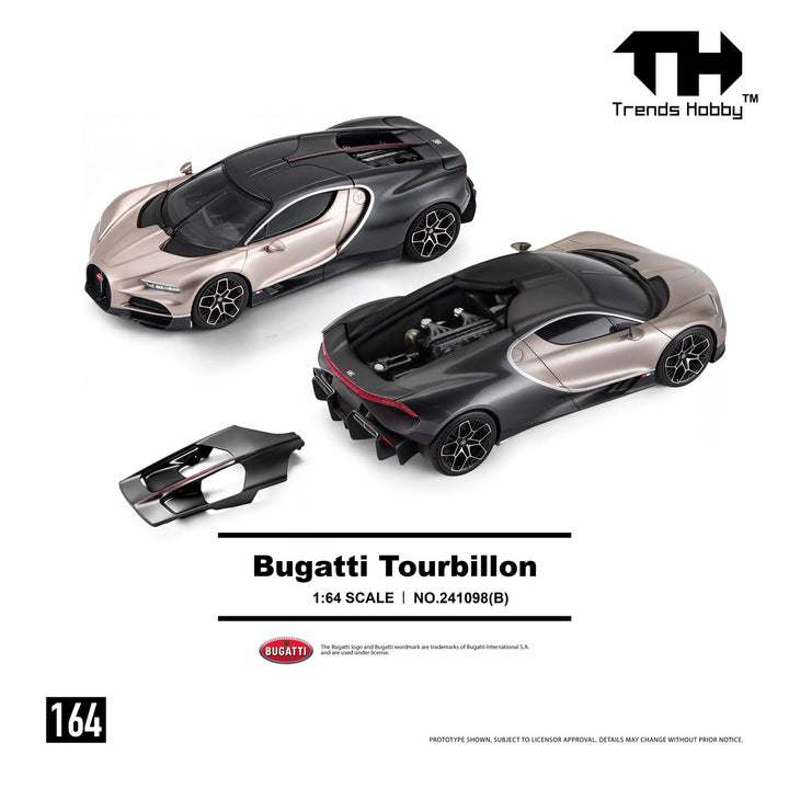 [Preorder] Trends Hobby 1:64 Bugatti Tourbillon - Dore 241098(B)