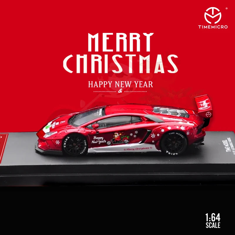 TimeMicro 1:64 Lamborghini LP700 Christmas Edition Red
