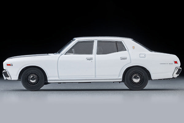 [Preorder] TLVN Tomica Limited Vintage Neo 1:64 1978 Nissan Cedric Standard (White) LV-N386a