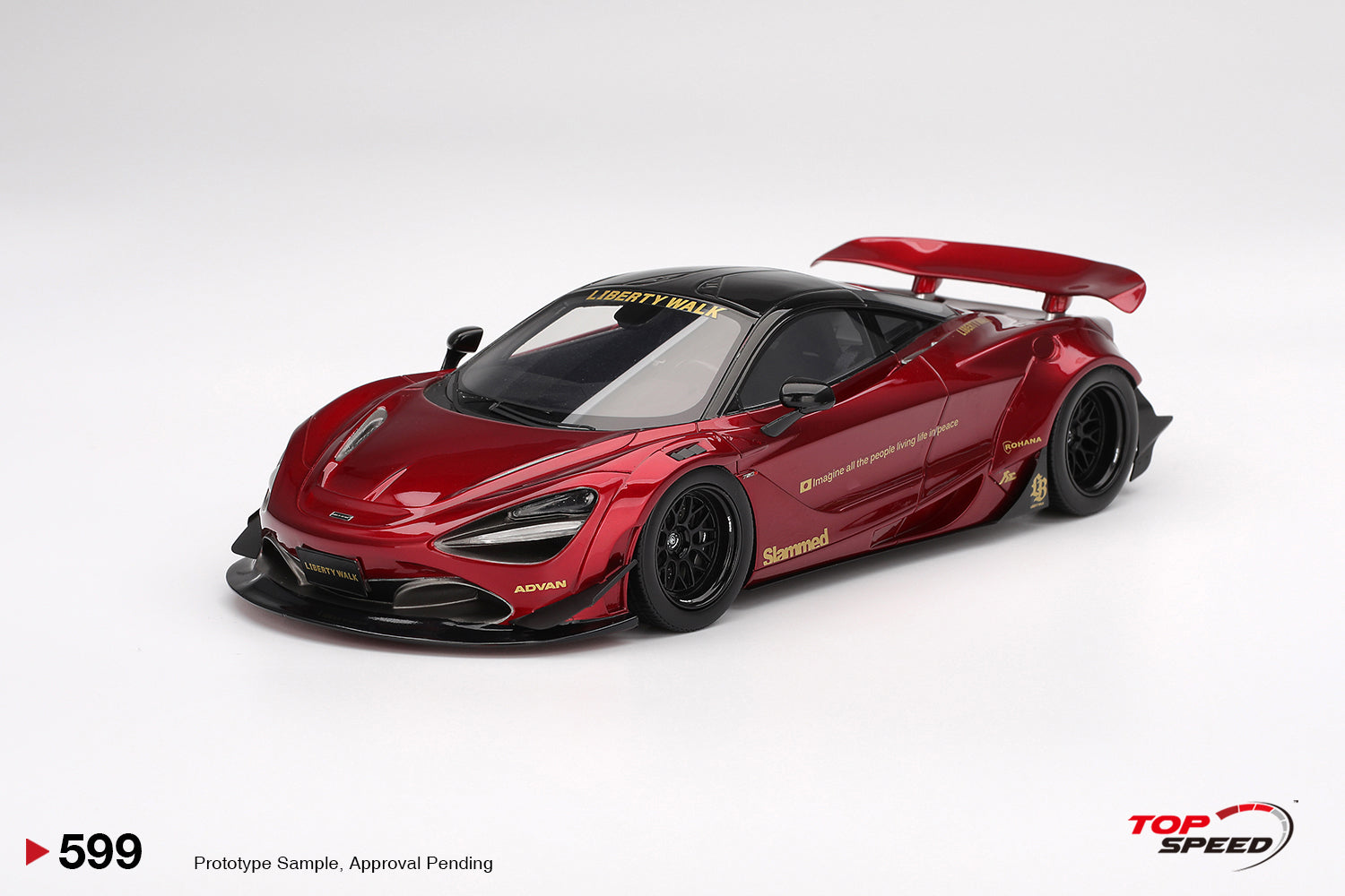 1/18 TOP SPEED マクラーレン 720S （訳あり品） Amazon | TOP SPEED 1/18 マクラーレン 720S LB☆Works ブラック