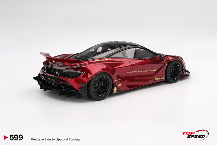 [Preorder] TOPSPEED 1:18 LWBK McLaren 720S Gem Red TS0599