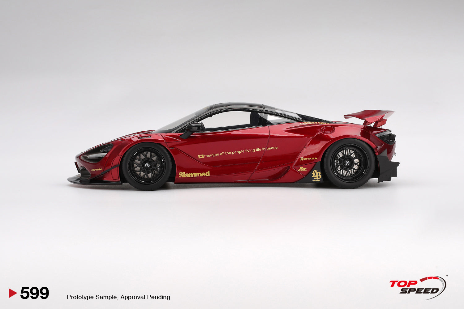 TOPSPEED 1:18 LWBK McLaren 720S Gem Red TS0599 – Horizon Diecast