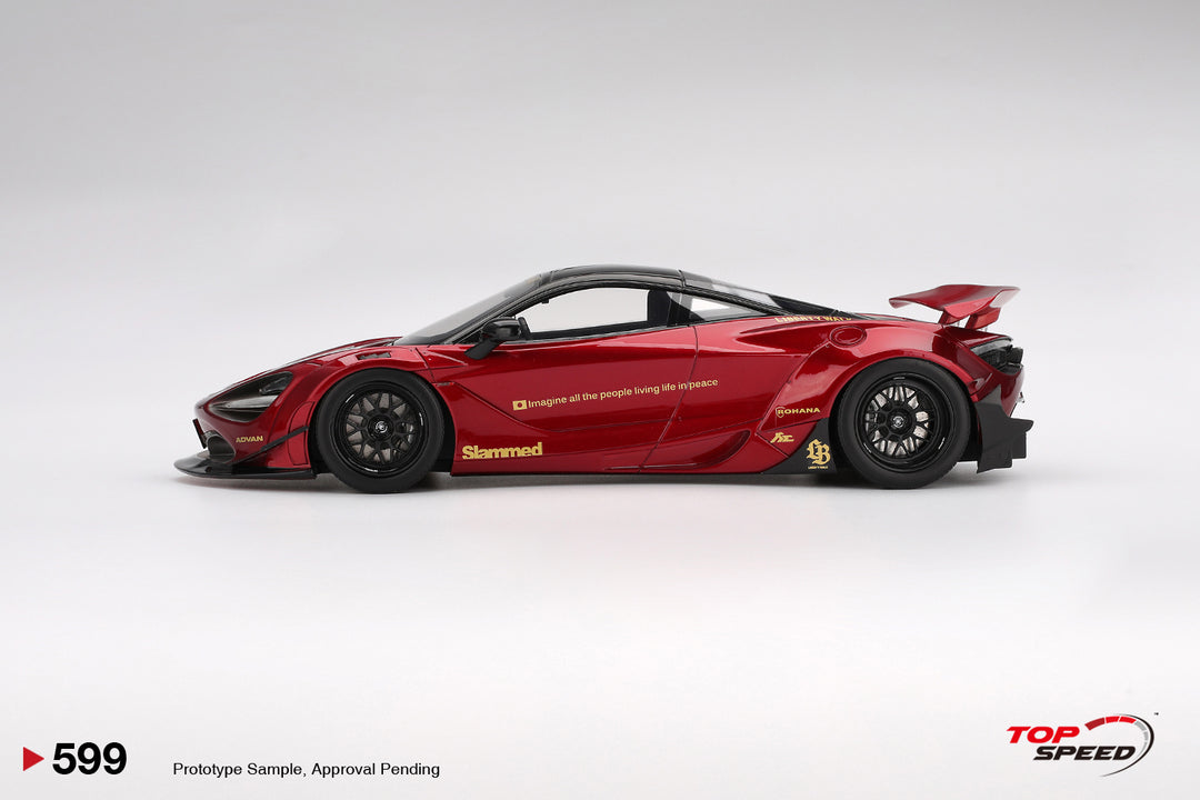 [Preorder] TOPSPEED 1:18 LWBK McLaren 720S Gem Red TS0599