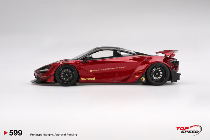 [Preorder] TOPSPEED 1:18 LWBK McLaren 720S Gem Red TS0599