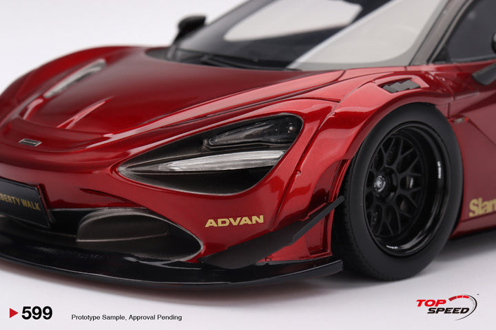 [Preorder] TOPSPEED 1:18 LWBK McLaren 720S Gem Red TS0599