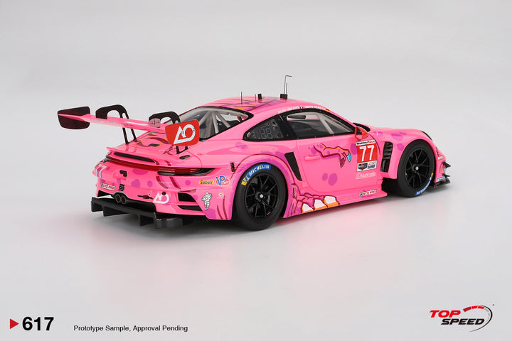 TOPSPEED 1:18 Porsche 911 GT3 R #77 AO Racing  2024 IMSA Road America TS0617