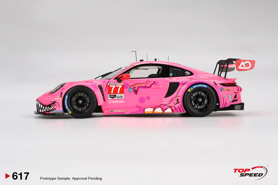 TOPSPEED 1:18 Porsche 911 GT3 R #77 AO Racing  2024 IMSA Road America TS0617