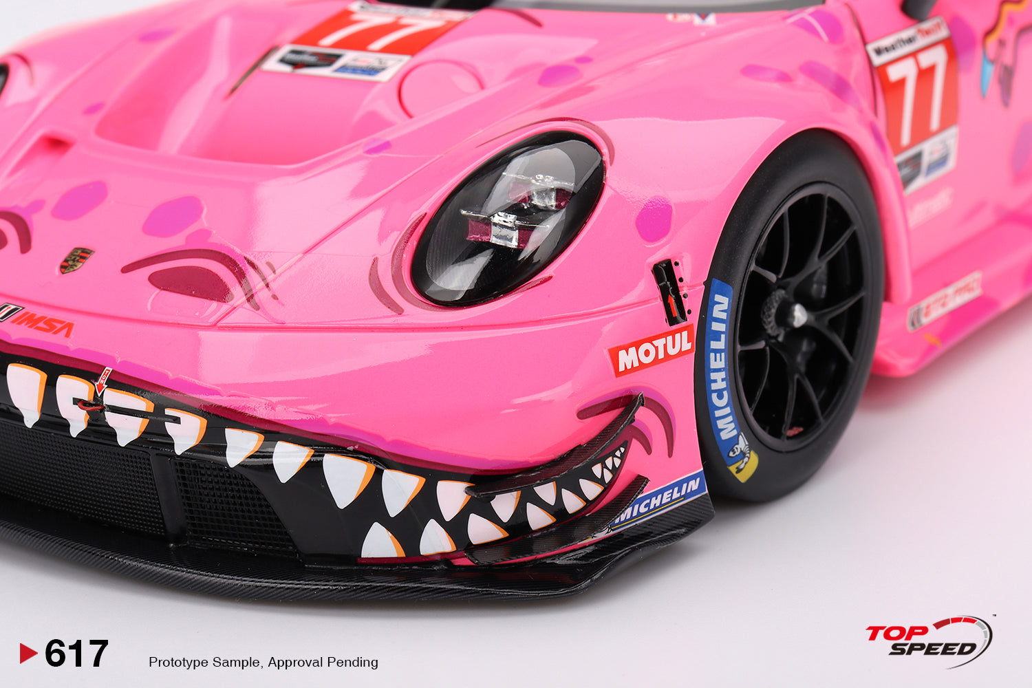 TOPSPEED 1:18 Porsche 911 GT3 R #77 AO Racing 2024 IMSA Road