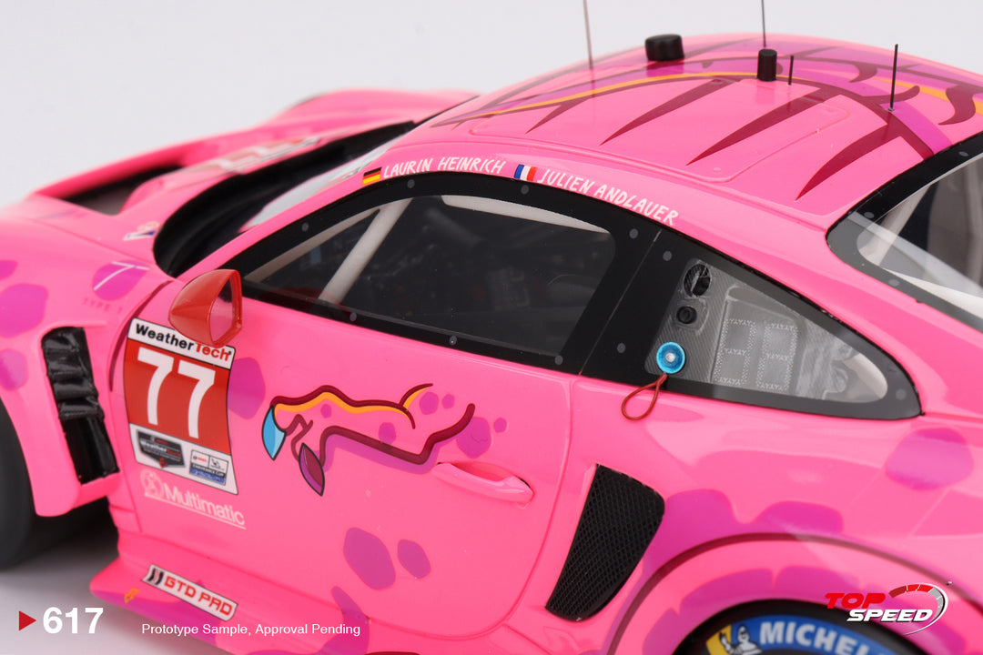 TOPSPEED 1:18 Porsche 911 GT3 R #77 AO Racing  2024 IMSA Road America TS0617