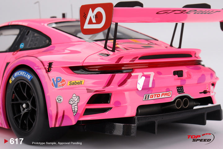 TOPSPEED 1:18 Porsche 911 GT3 R #77 AO Racing  2024 IMSA Road America TS0617