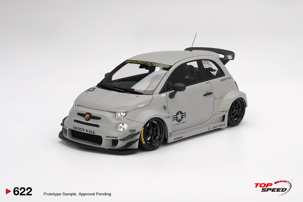SOLIDO　1/18 ABARTH 595 Solido 1/18 Fiat Nuova 500 Abarth 595 2022 White Black