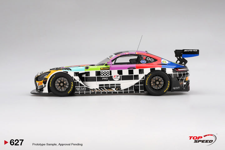 [Preorder] TOPSPEED 1:18 Mercedes-AMG GT3 EVO #888 Mercedes-AMG Grouppem  2025 Bathurst 12 Hr TS0627