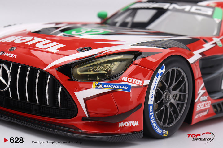 [Preorder] TOPSPEED 1:18 Mercedes-AMG GT3 EVO #32 Korthoff Competition Motors  2025 IMSA DAYTONA 24 Hrs TS0628
