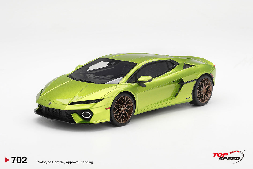 [Preorder] Topspeed 1:18 Lamborghini Temerario Verde Citrea TS0702