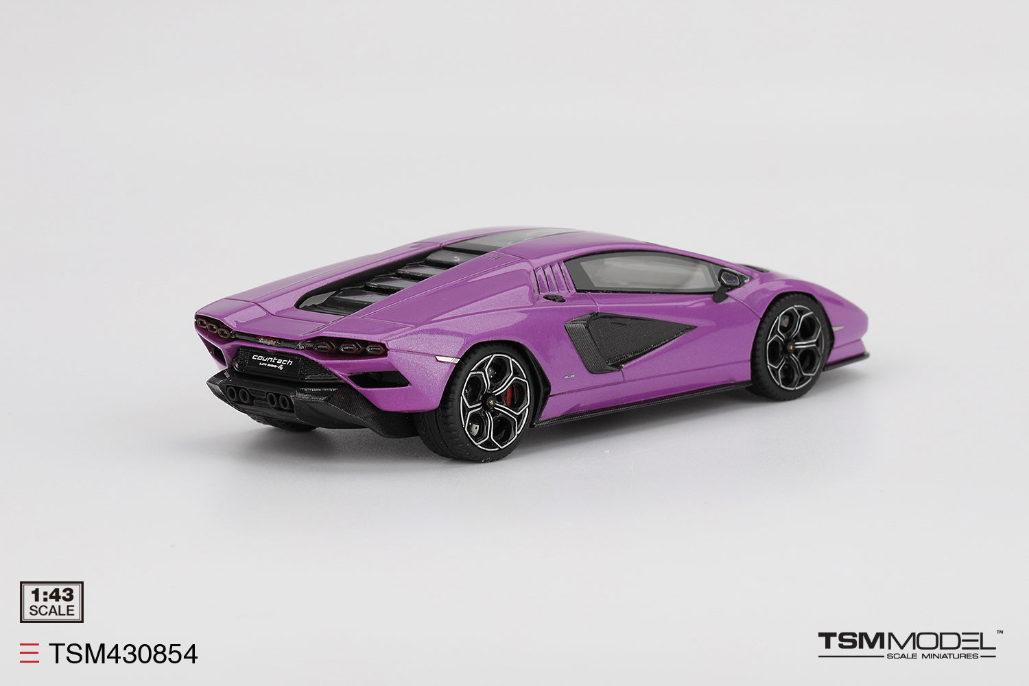 1/43 LB ムルシエラゴ Purple TSM 1:43 Lamborghini Countach LPI 800-4 Viola 30th TSM430854