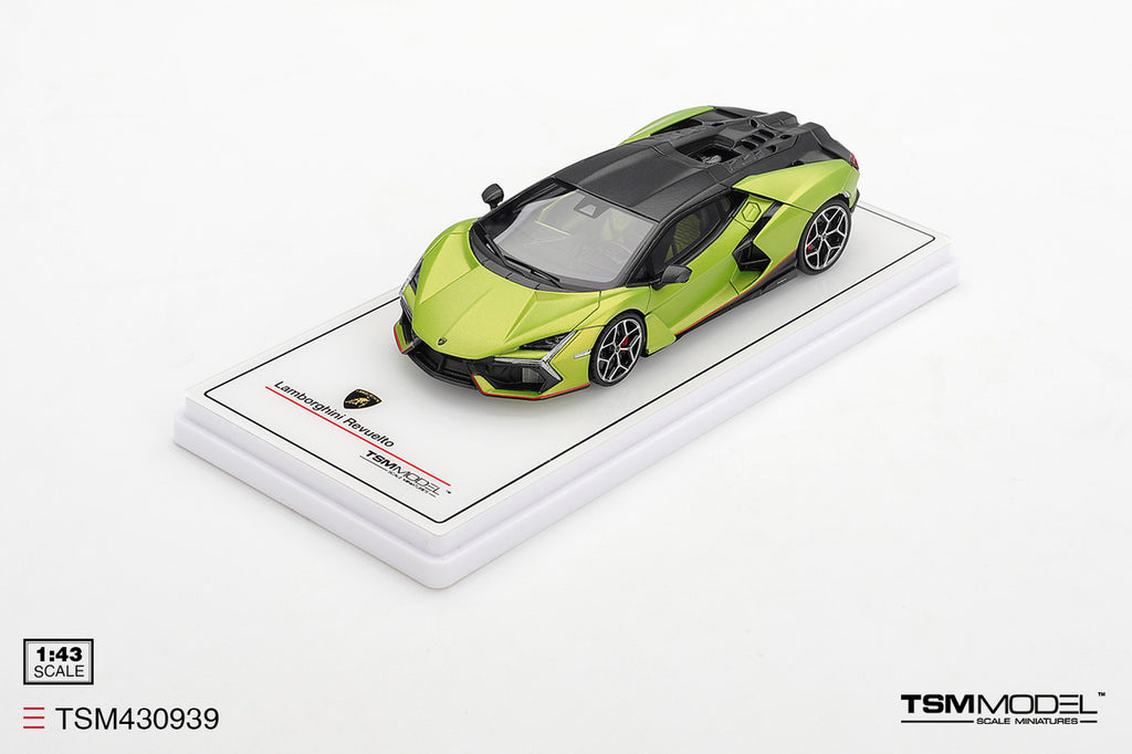 Preorder] TSM 1:43 Lamborghini Revuelto Verde Citrea Matt