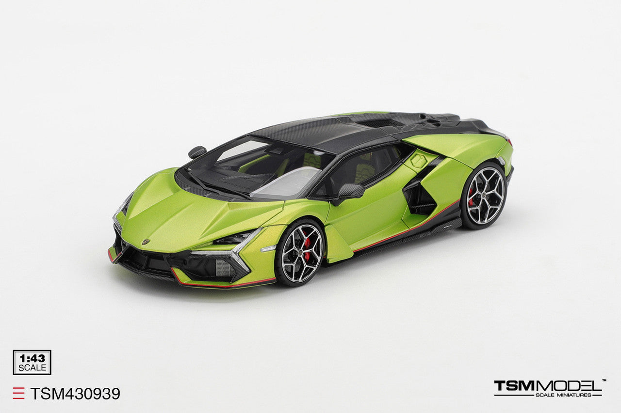 Preorder] TSM 1:43 Lamborghini Revuelto Verde Citrea Matt