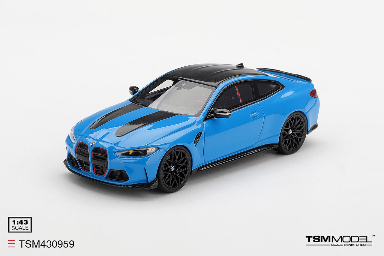 Preorder] TSM 1:43 BMW M4 CS Riviera Blue TSM430959 – Horizon Diecast
