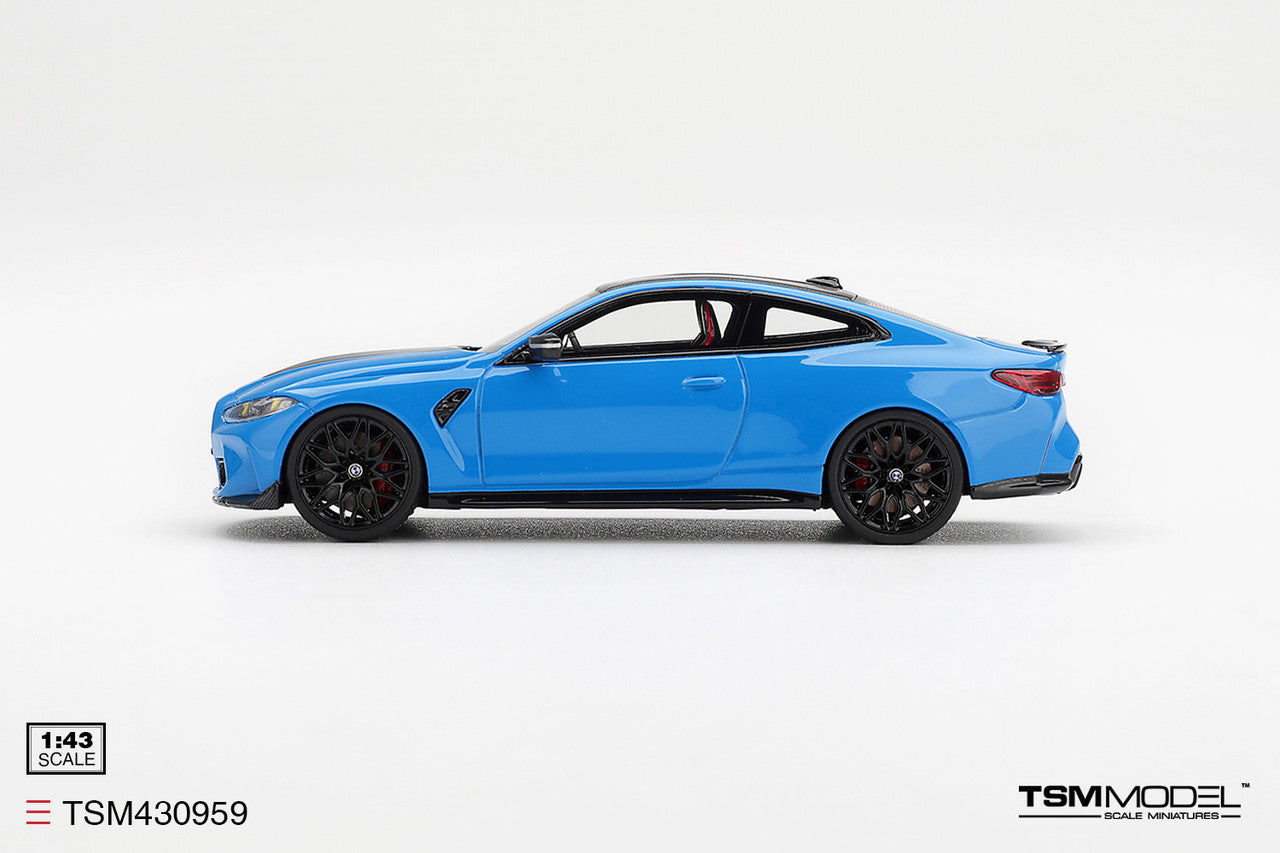 Preorder] TSM 1:43 BMW M4 CS Riviera Blue TSM430959 – Horizon Diecast