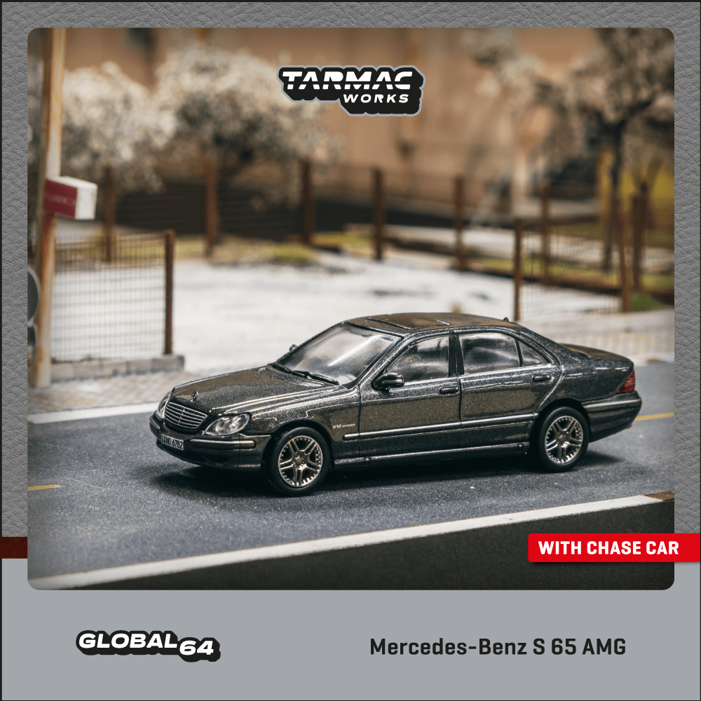 [Preorder] Tarmac Works 1:64 Mercedes-Benz S65 AMG – Grey – Global64