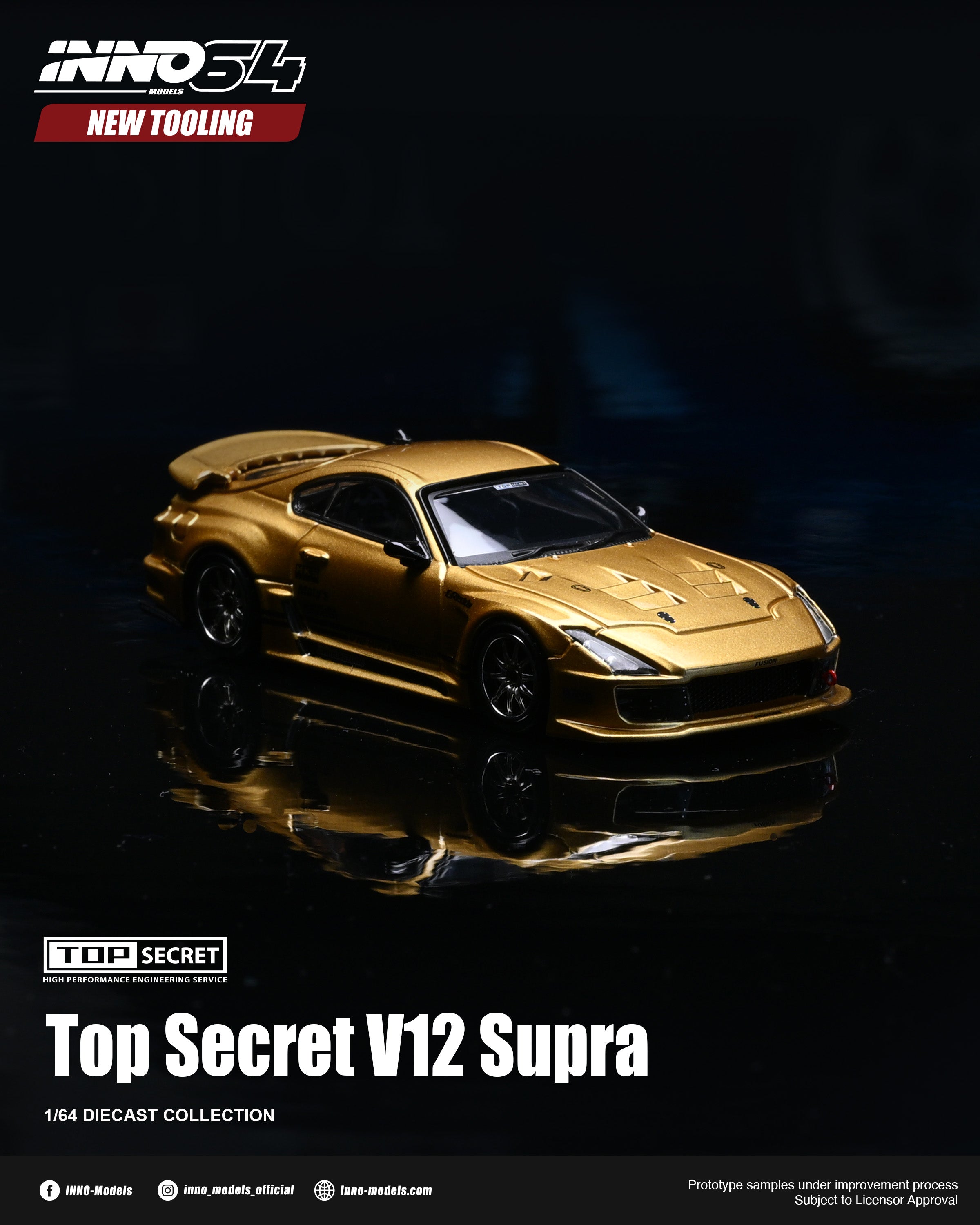 Preorder] Inno64 1:64 TOP SECRET V12 SUPRA IN64-A80TSV12-01
