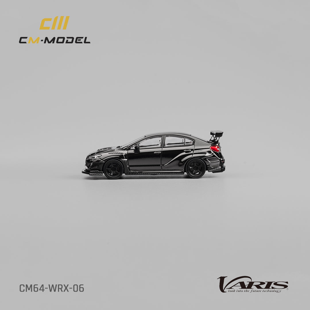 [Preorder] CM Model 1:64 Subaru WRX Varis WideBody 2.0 Chrome Black