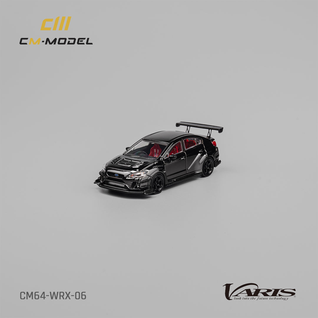 [Preorder] CM Model 1:64 Subaru WRX Varis WideBody 2.0 Chrome Black