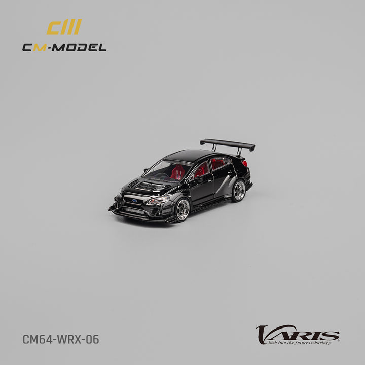 [Preorder] CM Model 1:64 Subaru WRX Varis WideBody 2.0 Chrome Black