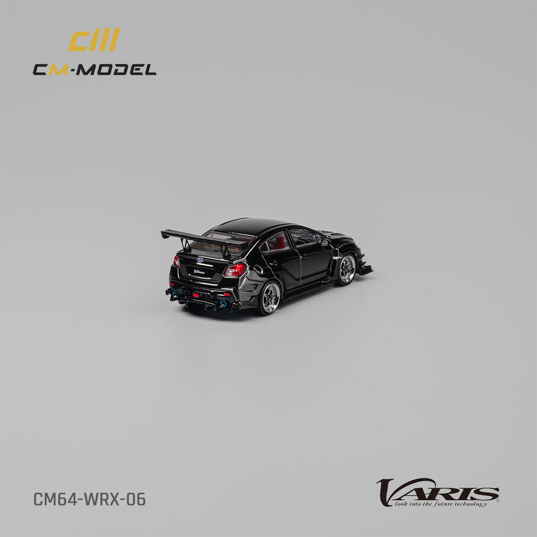 [Preorder] CM Model 1:64 Subaru WRX Varis WideBody 2.0 Chrome Black