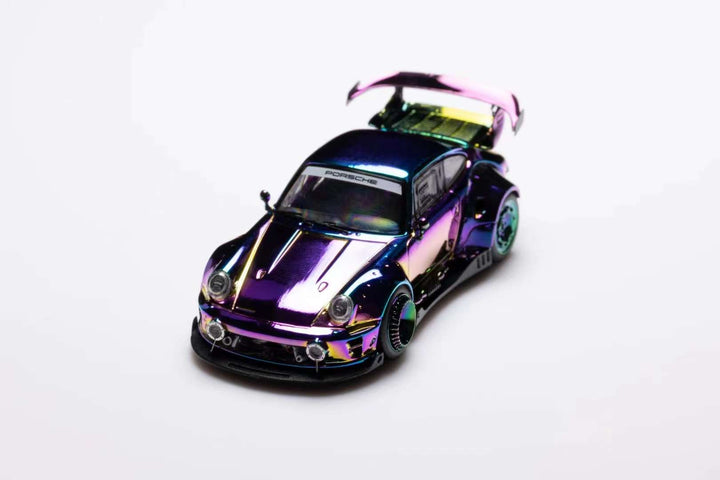D.Bo Model &amp; DCM 1:64 RWB 964 Chrome Chameleon
