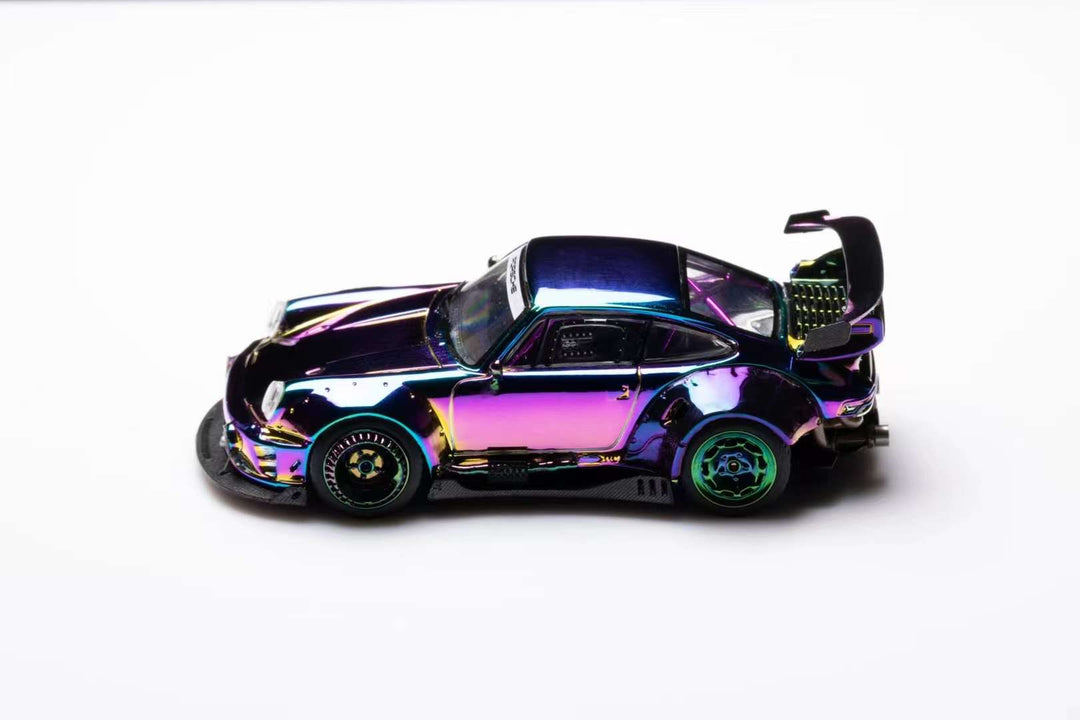 D.Bo Model &amp; DCM 1:64 RWB 964 Chrome Chameleon