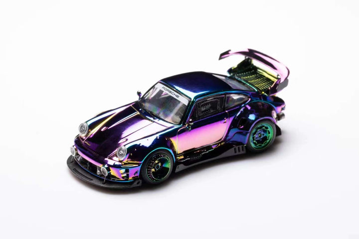 D.Bo Model &amp; DCM 1:64 RWB 964 Chrome Chameleon
