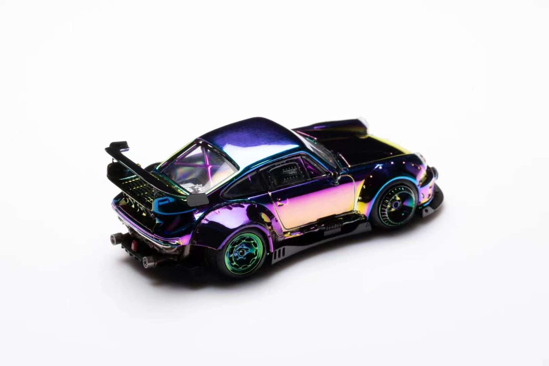 D.Bo Model &amp; DCM 1:64 RWB 964 Chrome Chameleon