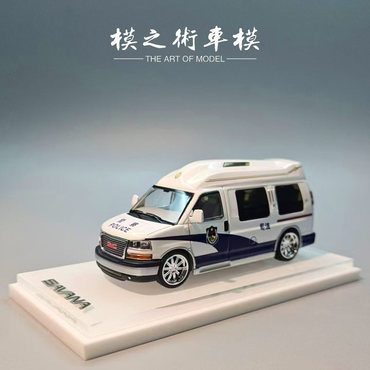 [Preorder] GOC X The Art of Model 1:64 GMC SAVANA Business RV Police Car