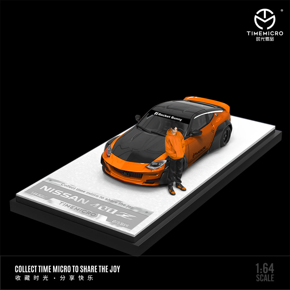 Preorder] Time Micro 1:64 Nissan 400Z Metallic Red Black And
