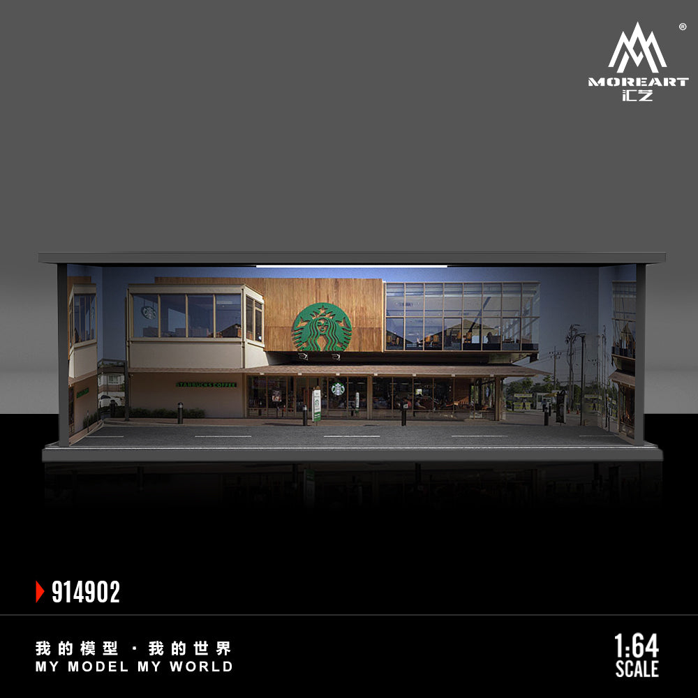 [Preorder] MoreArt 1:64 Fast Food Scene Diorama (4 Versions)