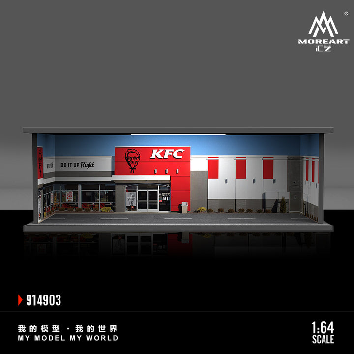 [Preorder] MoreArt 1:64 Fast Food Scene Diorama (4 Versions)