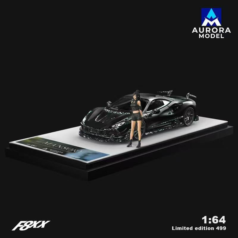 【限定499台】Ferrari F8XX MANSORY 1/64ミニカー Aurora Model 1:64 Ferrari F8 Tributo Mansory F8XX (4 Versions