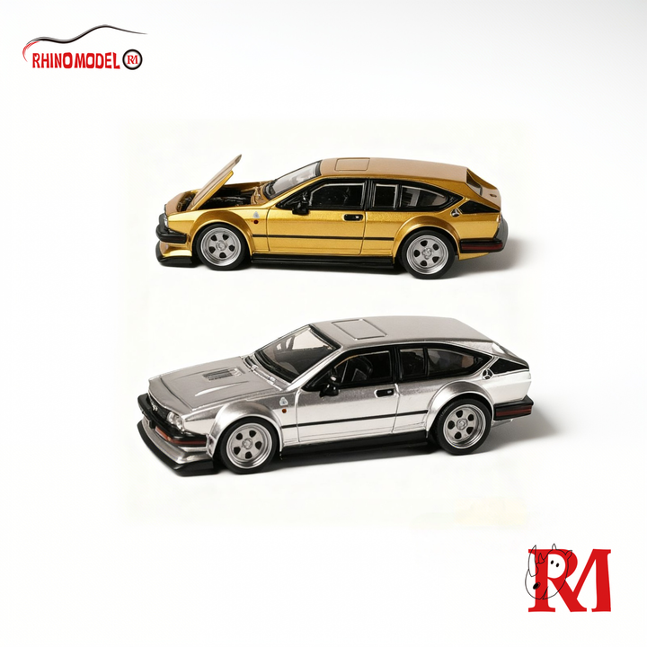 [Preorder] Rhino Model 1:64 Alfa Romeo GT6 Wide-Body (2 Colours)