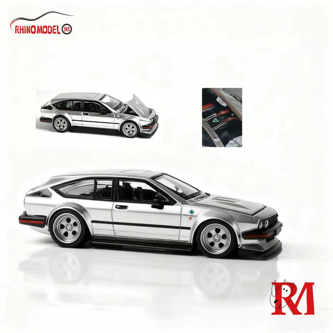 [Preorder] Rhino Model 1:64 Alfa Romeo GT6 Wide-Body (2 Colours)