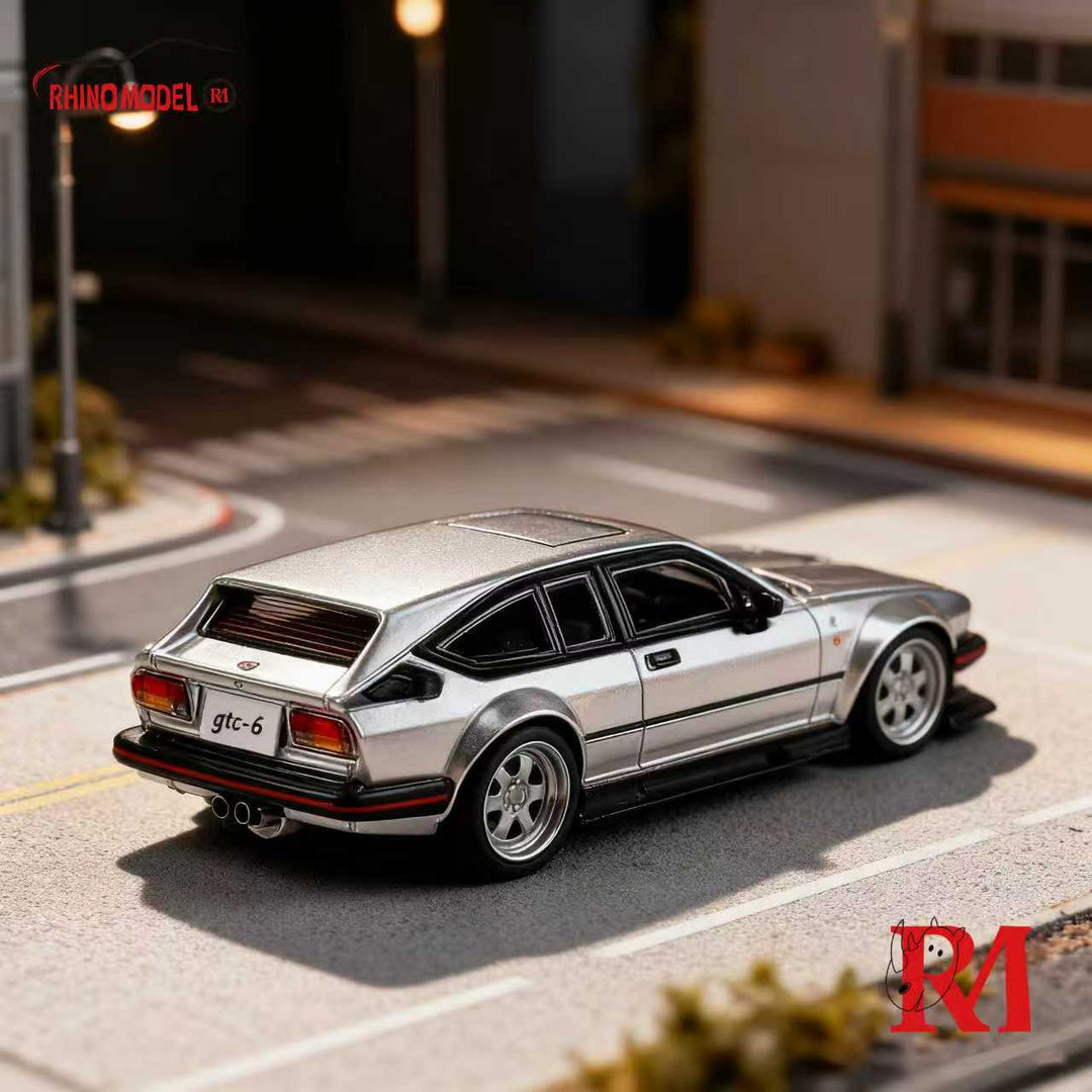 [Preorder] Rhino Model 1:64 Alfa Romeo GT6 Wide-Body (2 Colours)