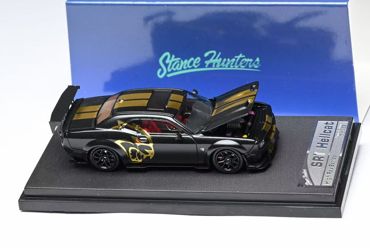 [Preorder] Stance Hunters 1:64 Challenger SRT Hellcat Matt Black Midnight Eclipse