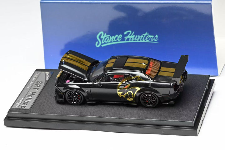 [Preorder] Stance Hunters 1:64 Challenger SRT Hellcat Matt Black Midnight Eclipse