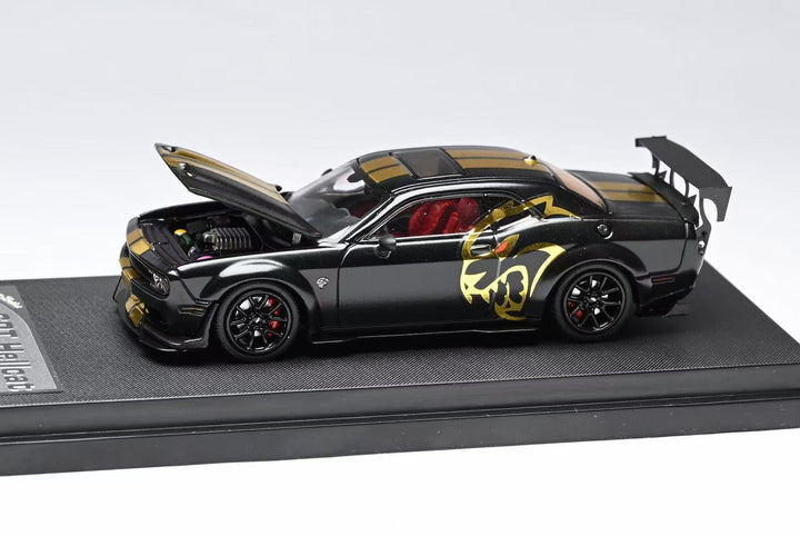 [Preorder] Stance Hunters 1:64 Challenger SRT Hellcat Matt Black Midnight Eclipse